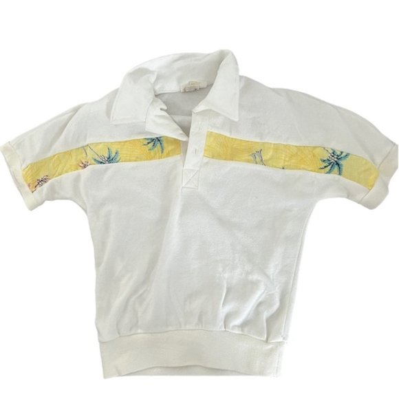 Vintage Sears terry cloth cabana shirt - Picture 1 of 4